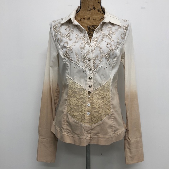 Jane & John Boho Bohemian Rare Unique Made in Turkey Top Size Medium - Picture 2 of 10